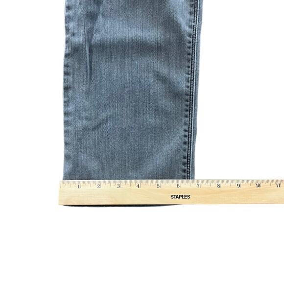 J. Jill Women's Jeans Size 6T High Rise Straight Leg Gray Denim Tall Long Lean - Picture 7 of 9